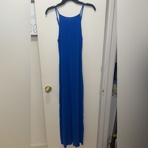 Elegant Blue Maxi Dress